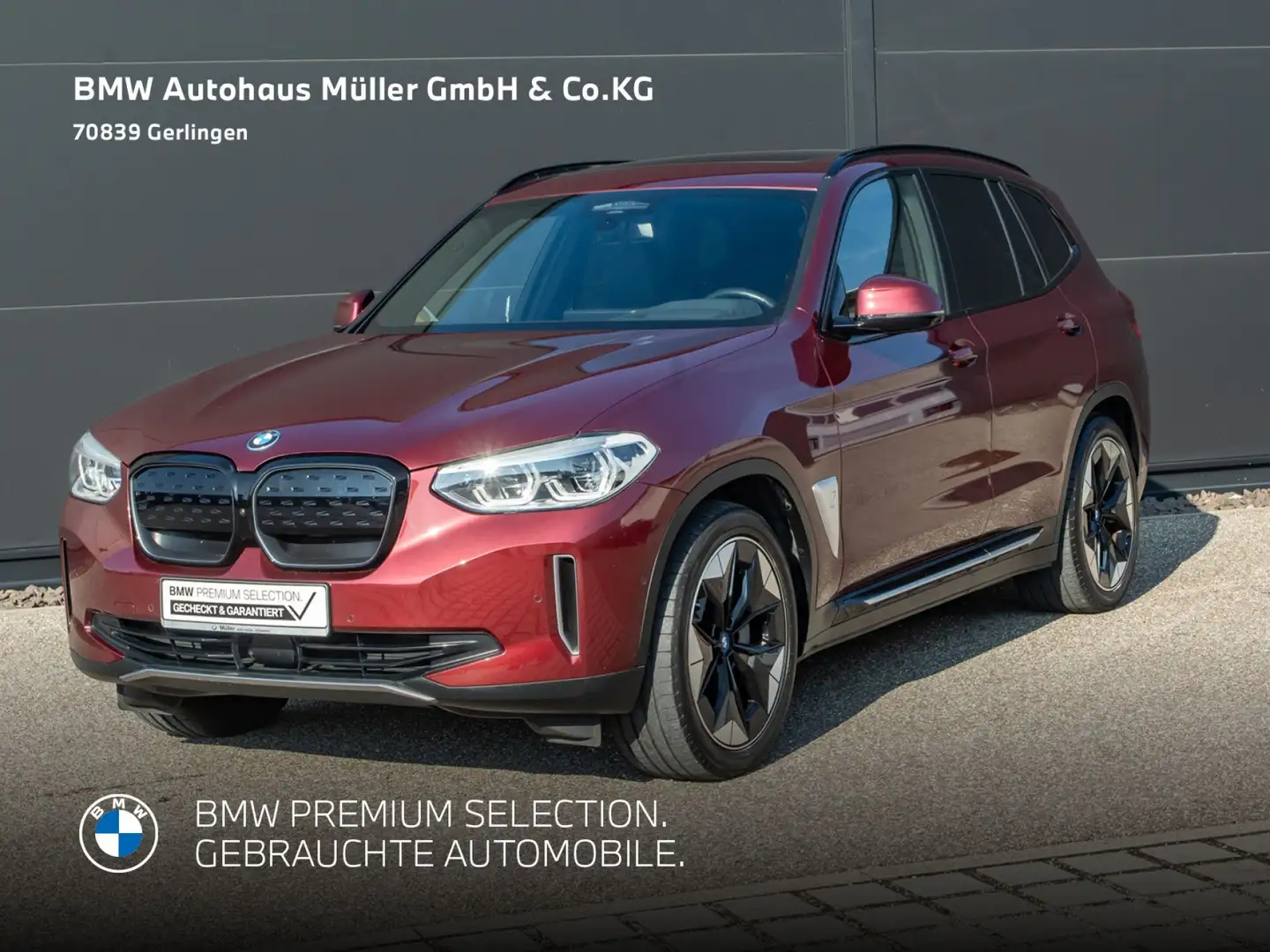BMW iX3 Impressive 360° HUD DAB ACC AHK Sportsitze Červená - 1