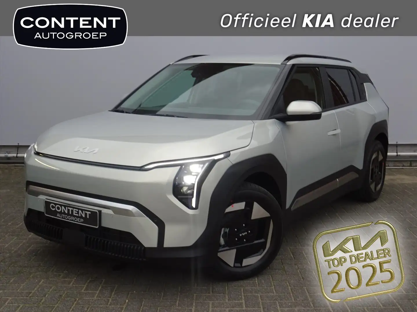 Kia EV3 81,4 kWh 204pk Plus | Op Voorraad | 605 km Actiera Gris - 1