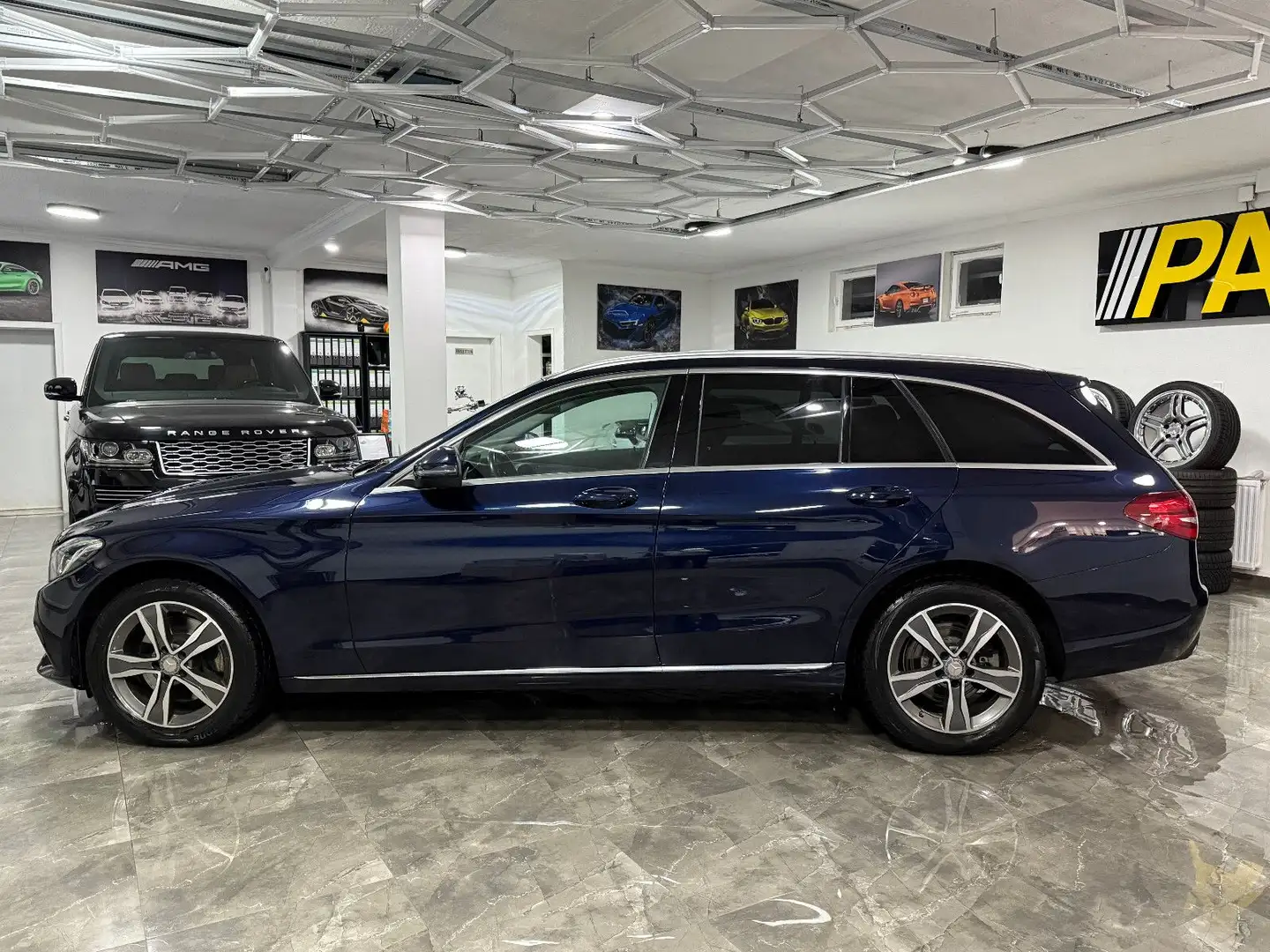Mercedes-Benz C 250 d T 4Matic / 1. Hand HUD Totw. ILS Autom. Blau - 2