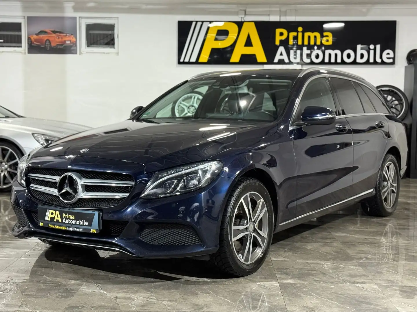 Mercedes-Benz C 250 d T 4Matic / 1. Hand HUD Totw. ILS Autom. Blau - 1