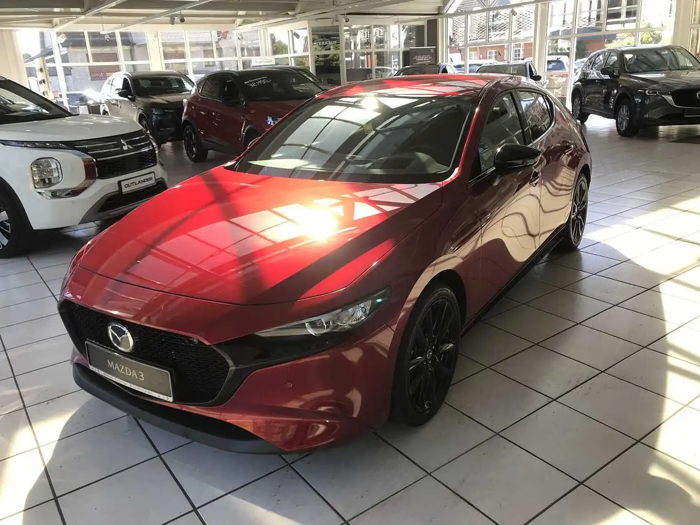 Mazda 3 e-SKYACTIV-G 140 M HYBRID HOMURA Rouge - 1