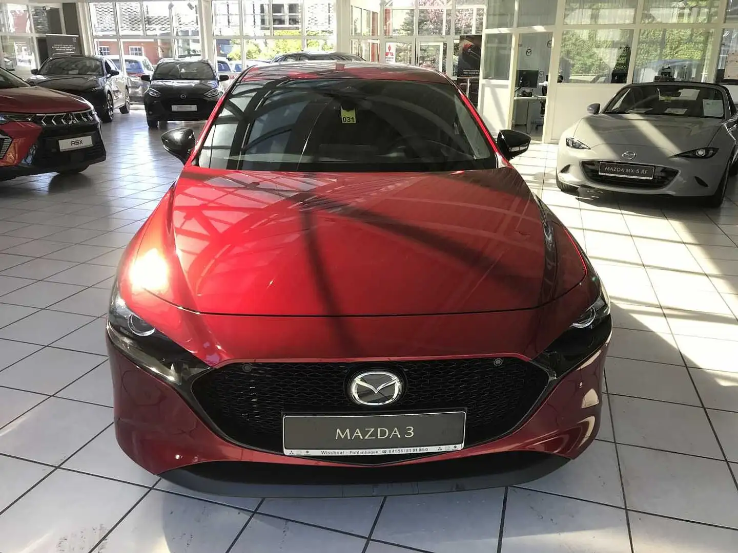 Mazda 3 e-SKYACTIV-G 140 M HYBRID HOMURA Rouge - 2