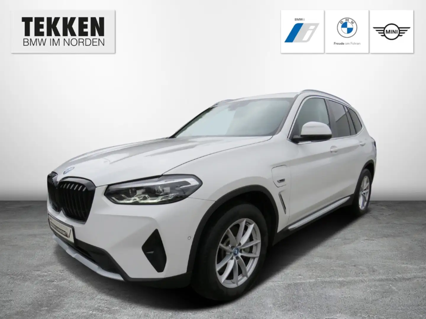 BMW X3 XDRIVE 30E AHK HuD RFK HIFI-System CarPlay Weiß - 1