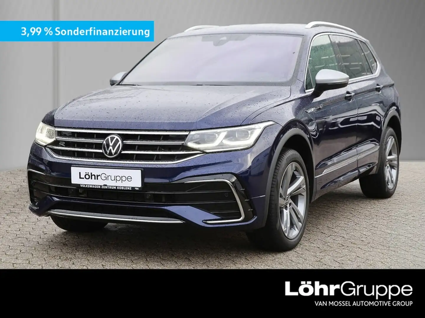 Volkswagen Tiguan Allspace 2.0 TDI DSG R-Line 4Mo Navi/RFK Blau - 1