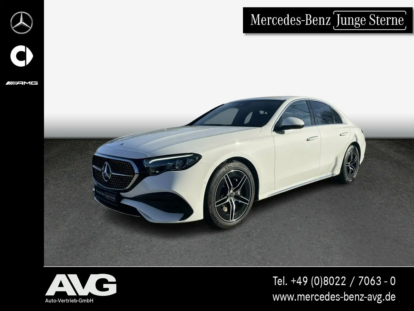 Mercedes-Benz E 220 E 220 d AMG-Advanced Superscreen Distronic Rkam Blanc - 1