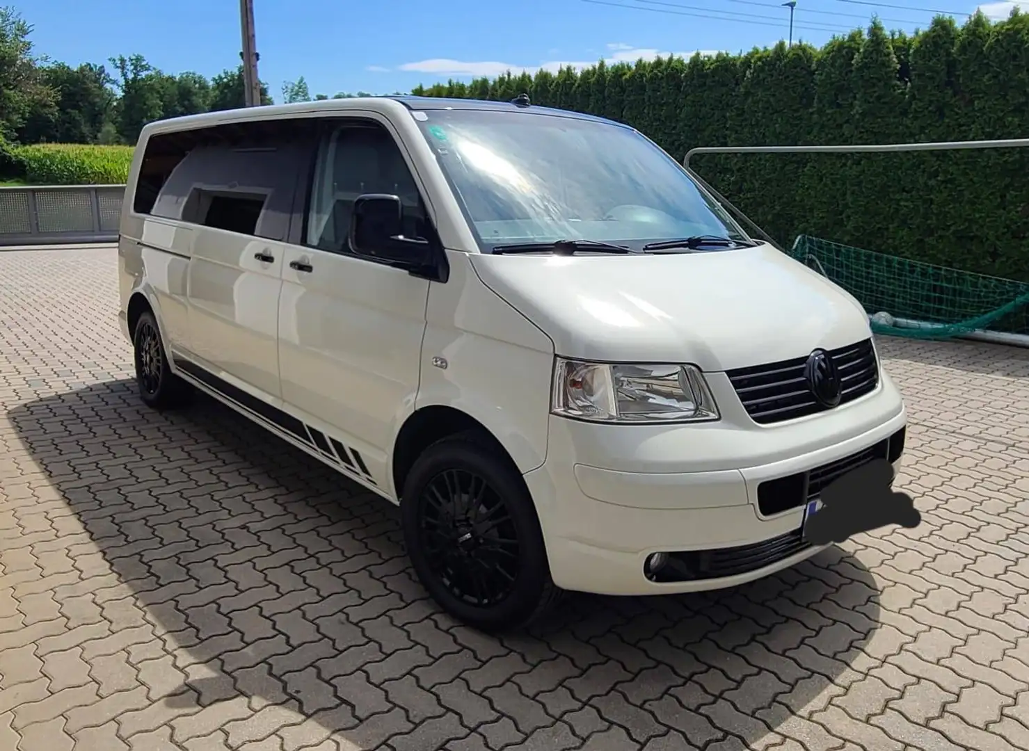 Volkswagen T5 VW T5 Transvan Doka, Langer Radstand, 4 Motion-Allrad 2.5 TDI PD DPF Kleinbus Weiß - 2