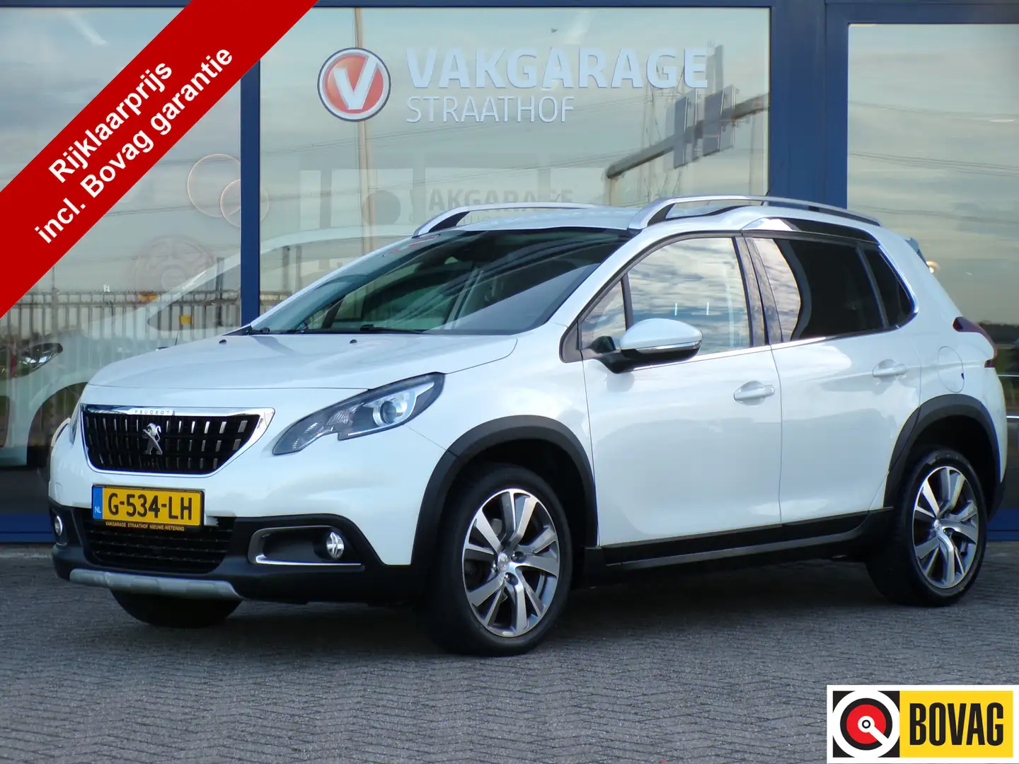 Peugeot 2008 1.2 Allure, Automaat / Trekhaak / Camera / Apple C Wit - 1