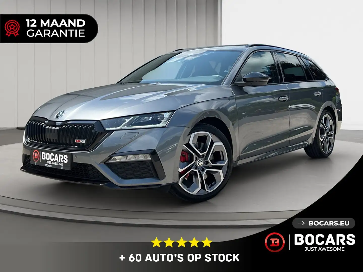 Skoda Octavia SW RS 2.0TFSI DSG|Dit is géén gewone Octavia Grau - 1