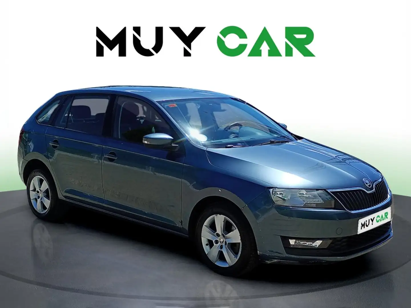 Skoda Rapid/Spaceback 1.4 TSI Ambition DSG Gris - 1