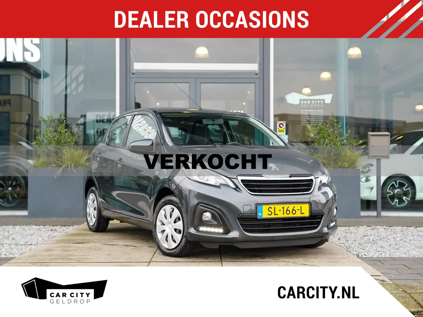 Peugeot 108 1.0 e-VTi Active / Bluetooth / Airco / USB / Elekt Gris - 1