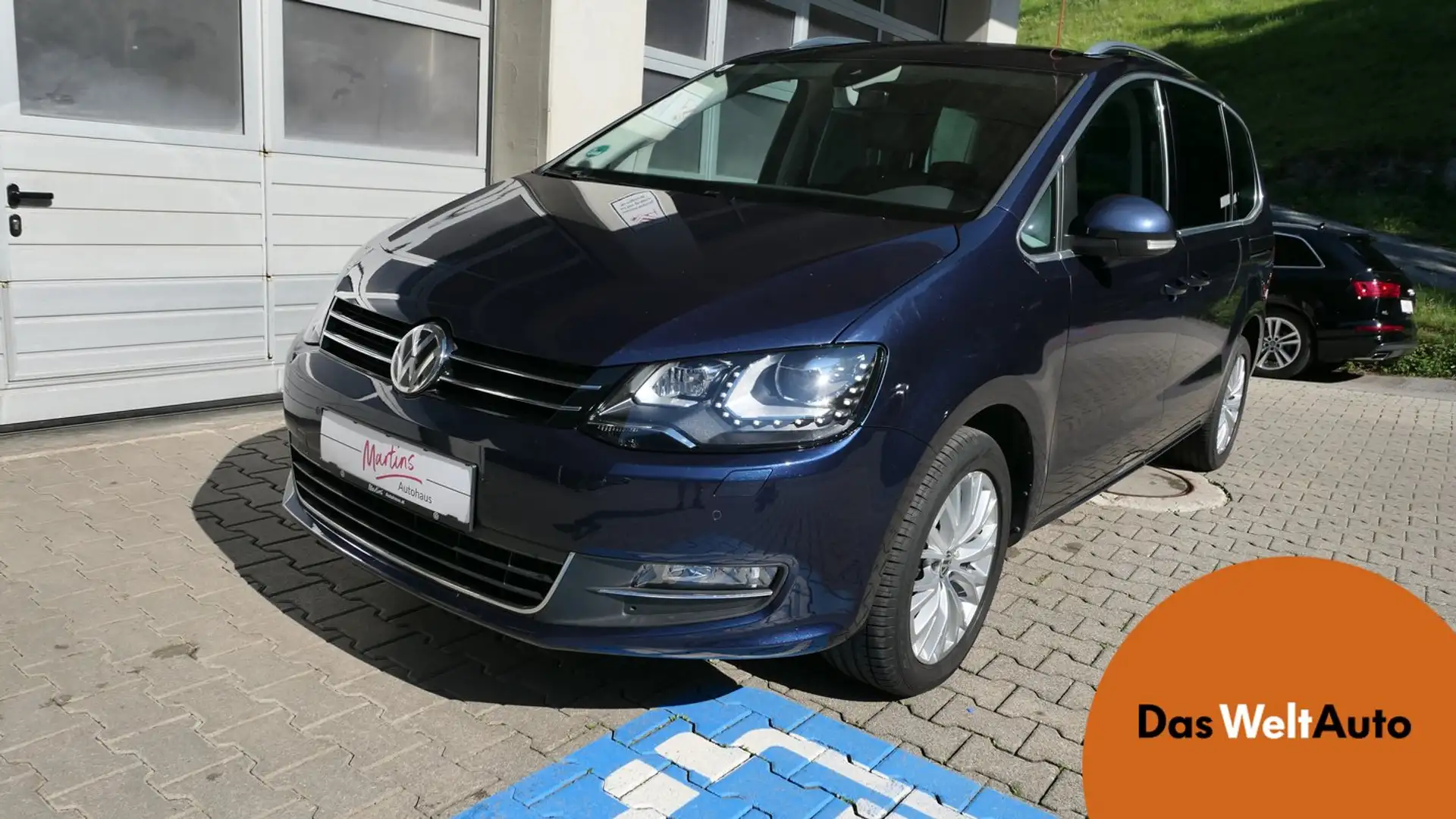 Volkswagen Sharan Highline TDI SCR 4MOTION DSG Bleu - 1