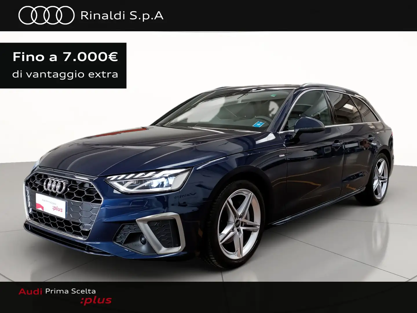 Audi A4 avant 40 2.0 tdi mhev s line edition quattro 204cv Bleu - 1