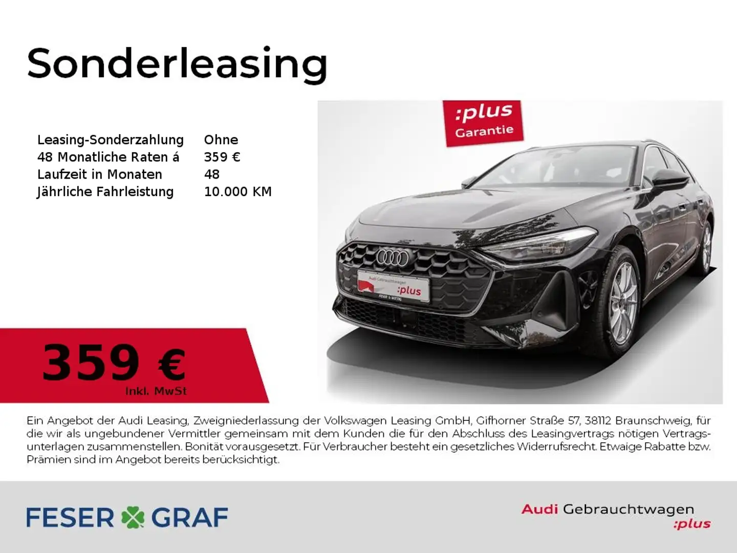 Audi A5 Avant TFSI Stronic,LED,ACC,Navi+,Leder,Kamera Schwarz - 1