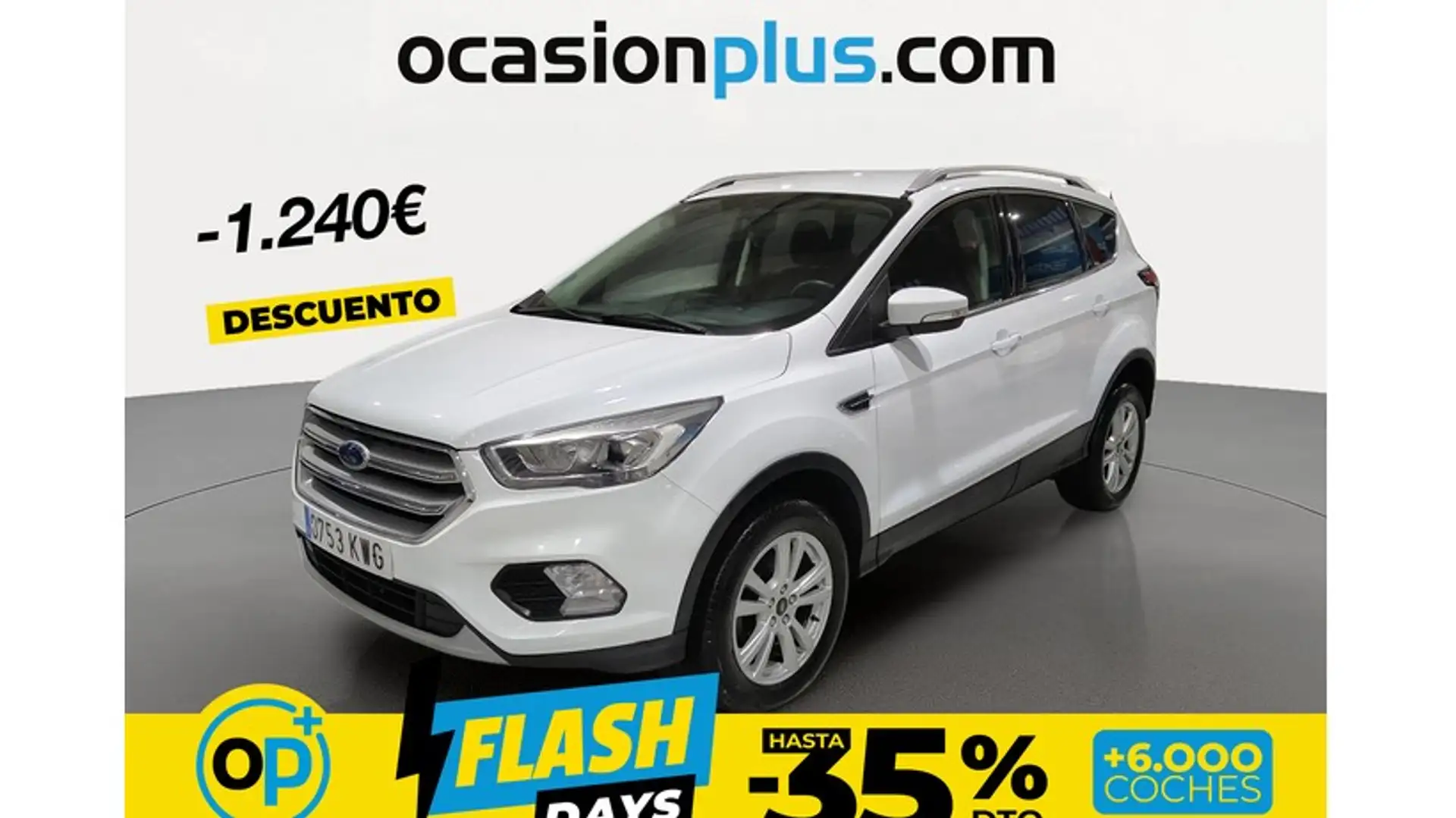 Ford Kuga 1.5 EcoB. Auto S&S Trend+ 4x2 120 Blanco - 1