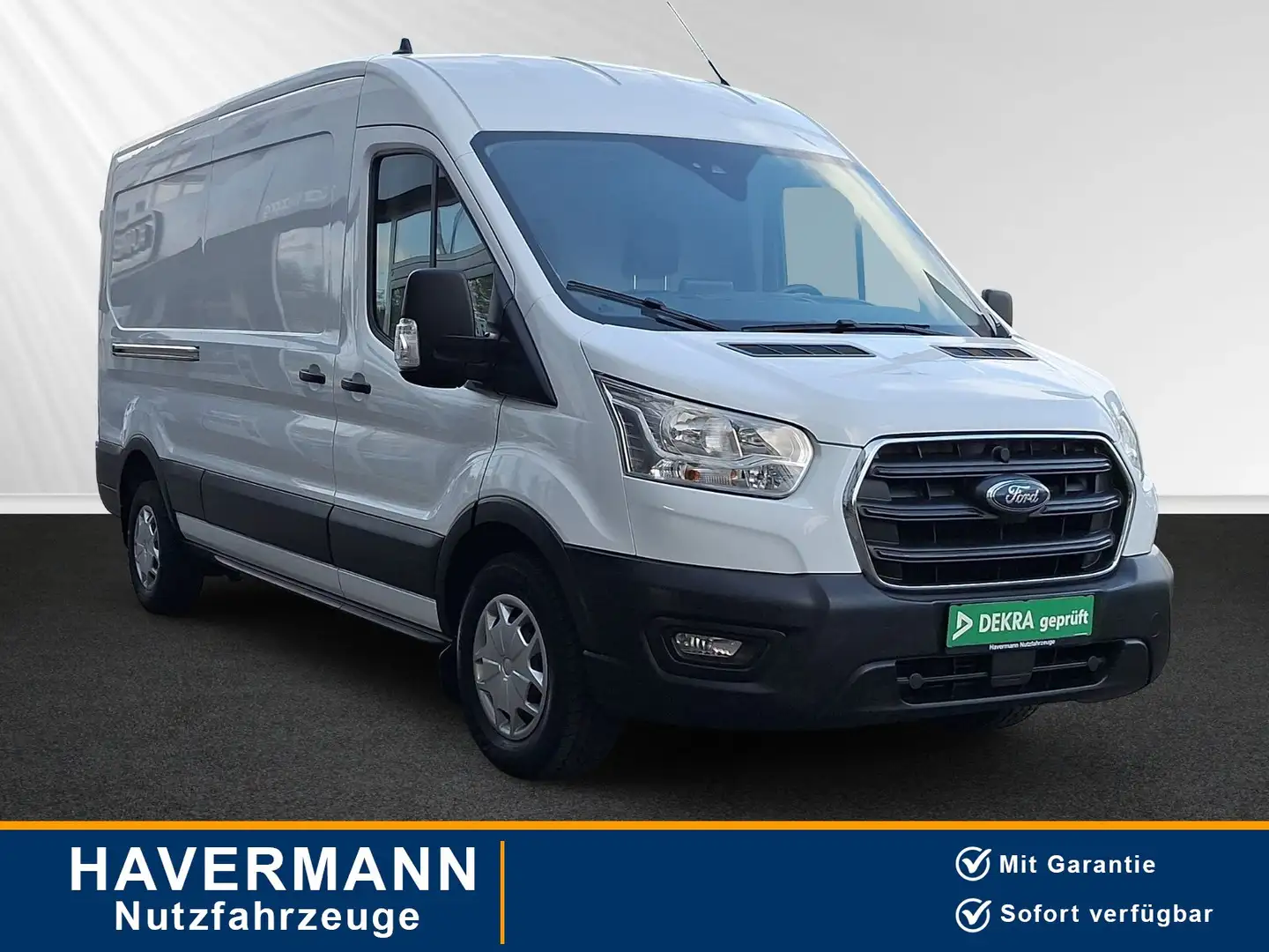 Ford Transit 350 L3 H2 3-Sitzer 125kw Weiß - 1