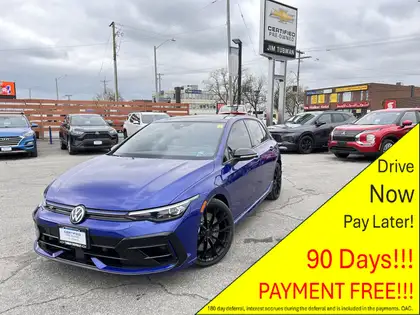 Blue 2025 Volkswagen Golf R Black Edition 4Motion Hatchback All-Wheel Drive 7-Speed Dual Clutch