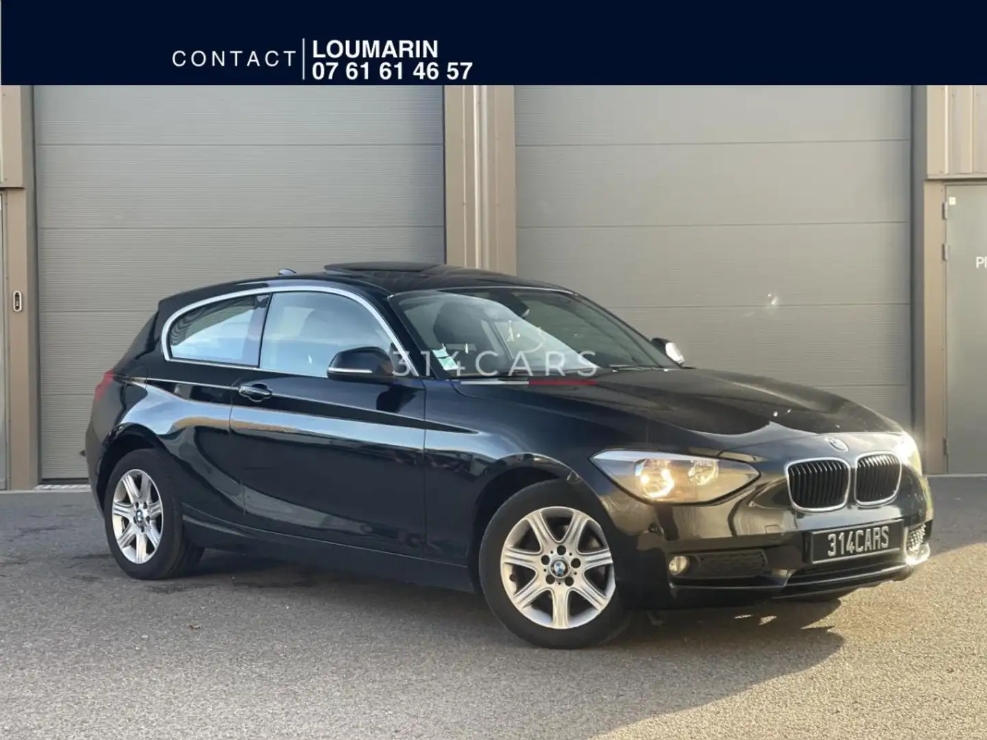 BMW 114 SERIE 114d BERLINE F21 Lounge Noir - 1