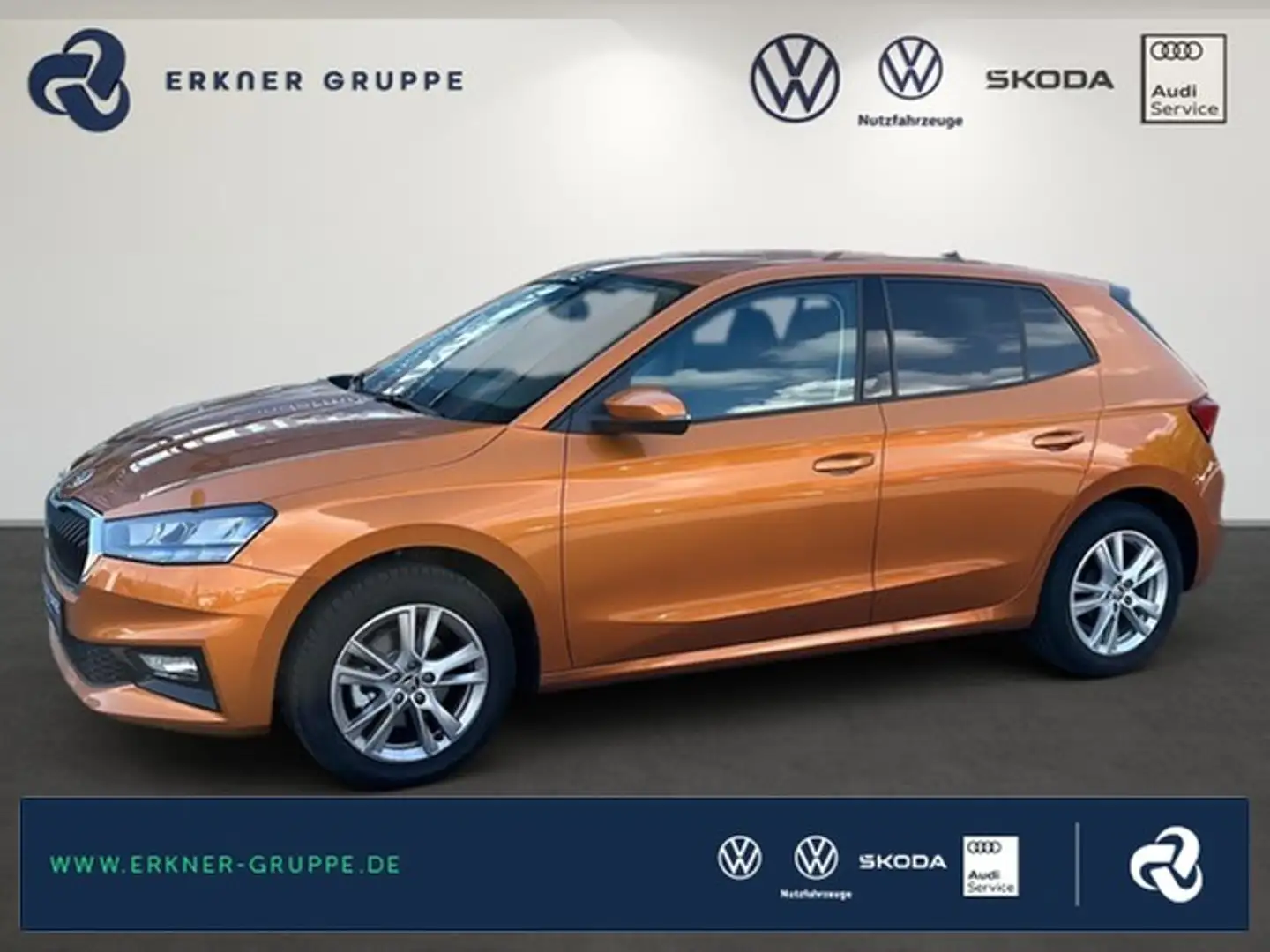 Skoda Fabia 1.0 TSI DSG Selection+NAVI+LED+ACC+SHZ+GRA+ narančasta - 1