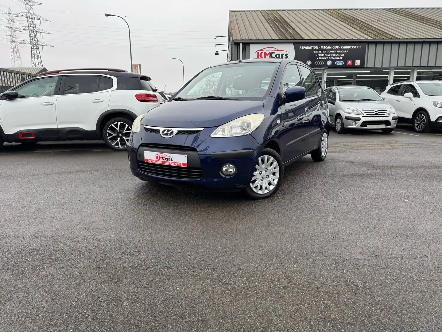 Hyundai i10 1.1i ESSENCE // CLIMATISATION // GARANTIE 12 MOIS Bleu - 2