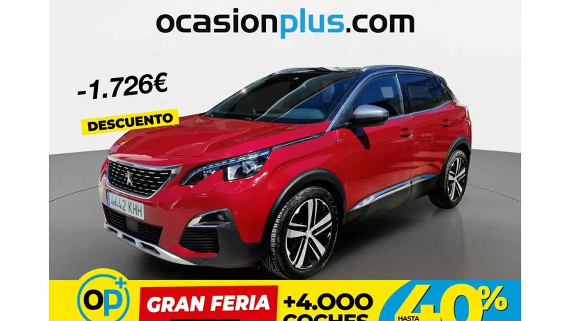 Peugeot 3008 2.0BlueHDi GT S&S EAT6 180 Rojo - 1
