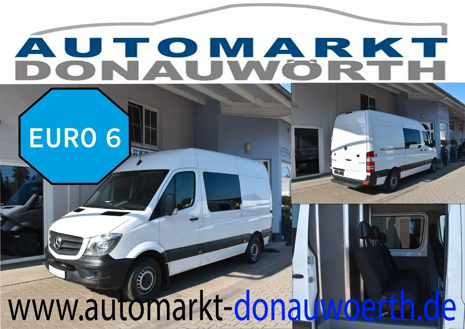 Mercedes-Benz Sprinter 314 CDI Hochraum-Kombi/Kasten Mixto 5 S Alb - 1