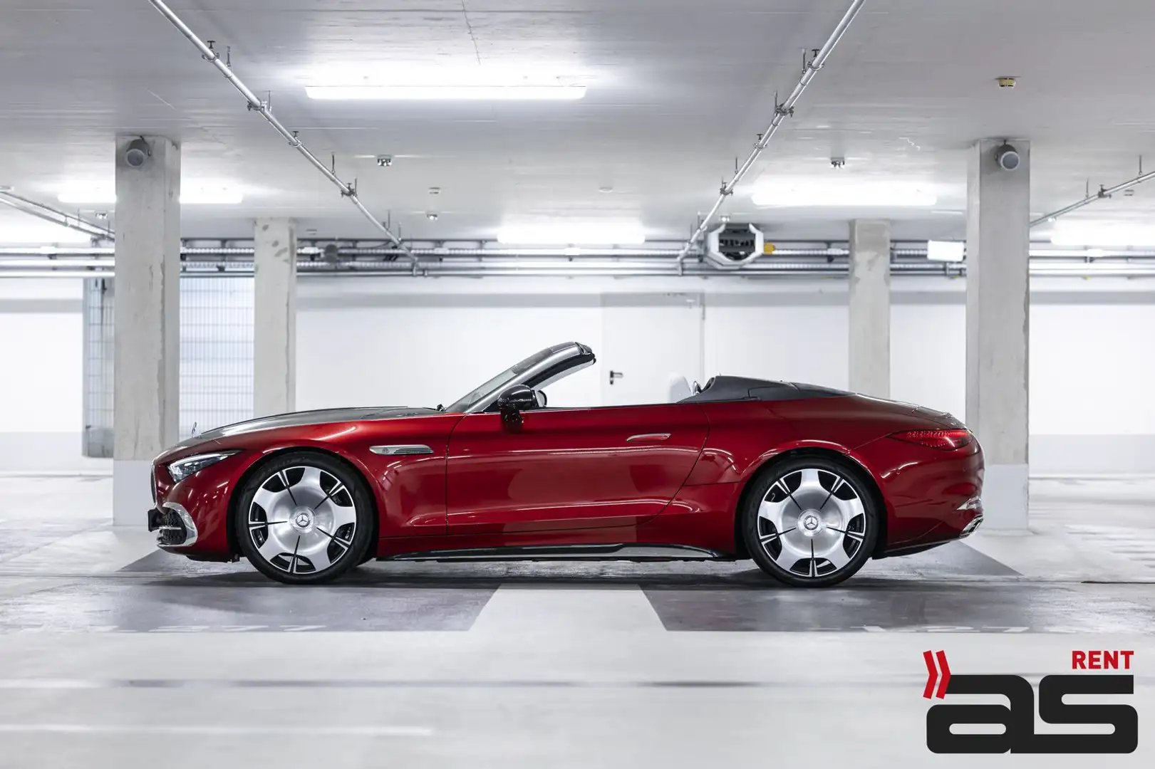 Mercedes-Benz SL 680 4M Monogram Series Hood with Maybach Logo Rojo - 2