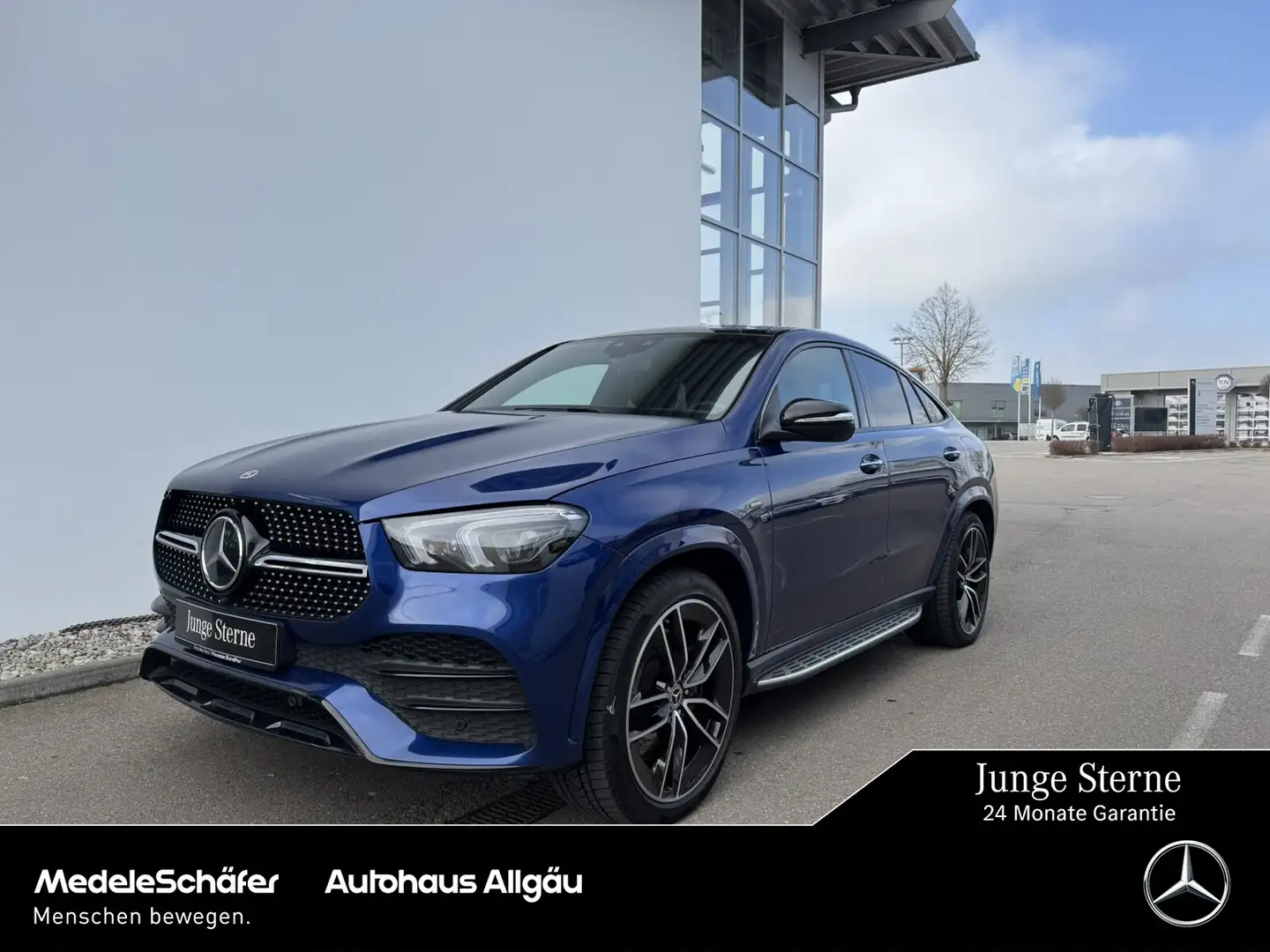 Mercedes-Benz GLE 350 GLE 350 de 4M Coupé AMG Night 22'' Air Dist AHK Blu/Azzurro - 1