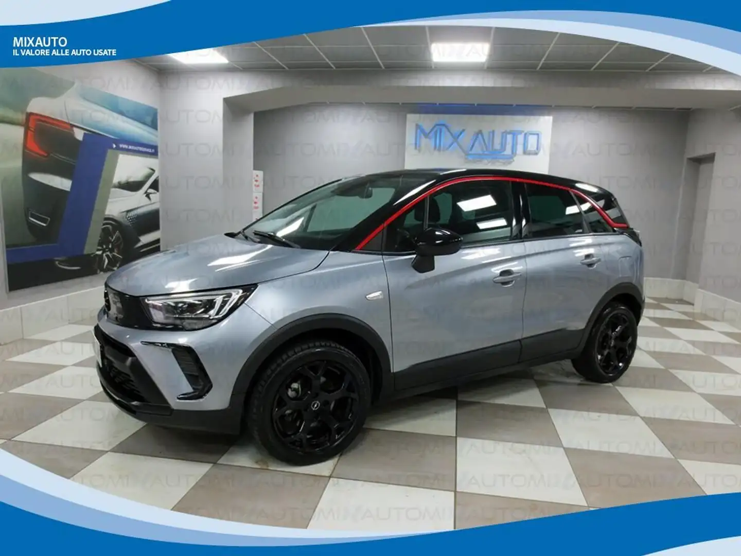 Opel Crossland 1.2 110cv GS Line EU6 Argento - 1
