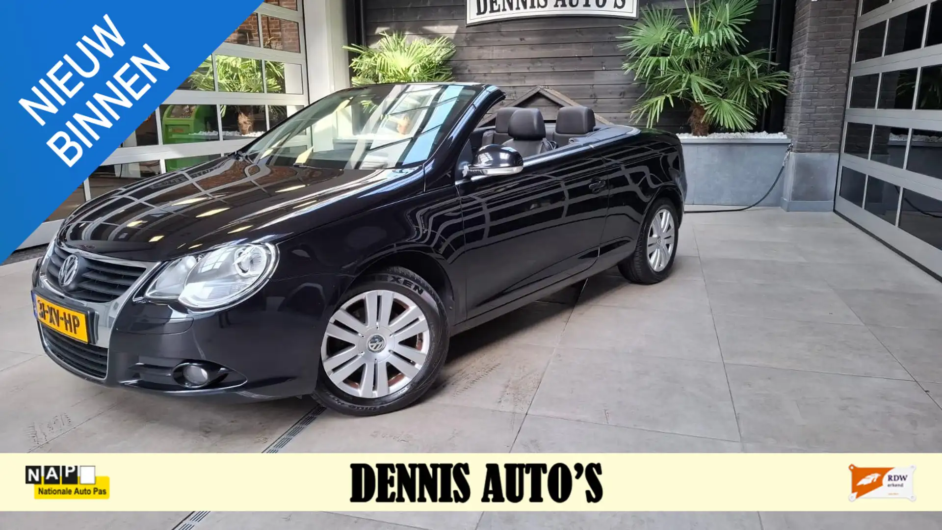Volkswagen Eos 2.0-16v FSI Zwart - 1