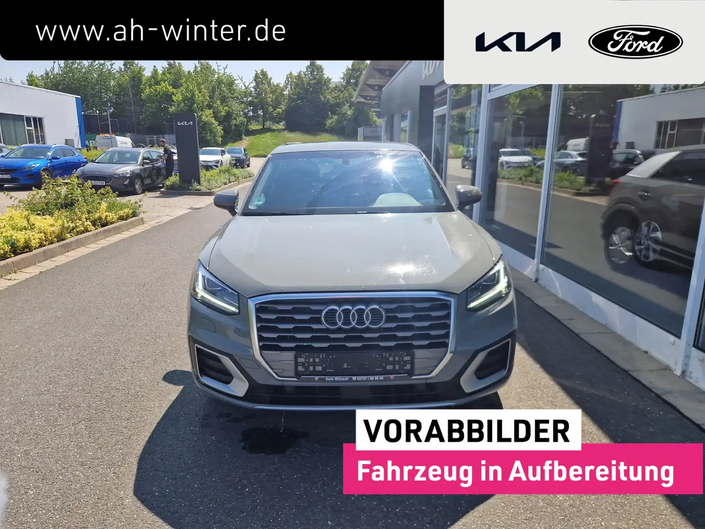Audi Q2 35 TFSI sport LED AHK 19" Navi SHZ Klimaaut Gris - 1