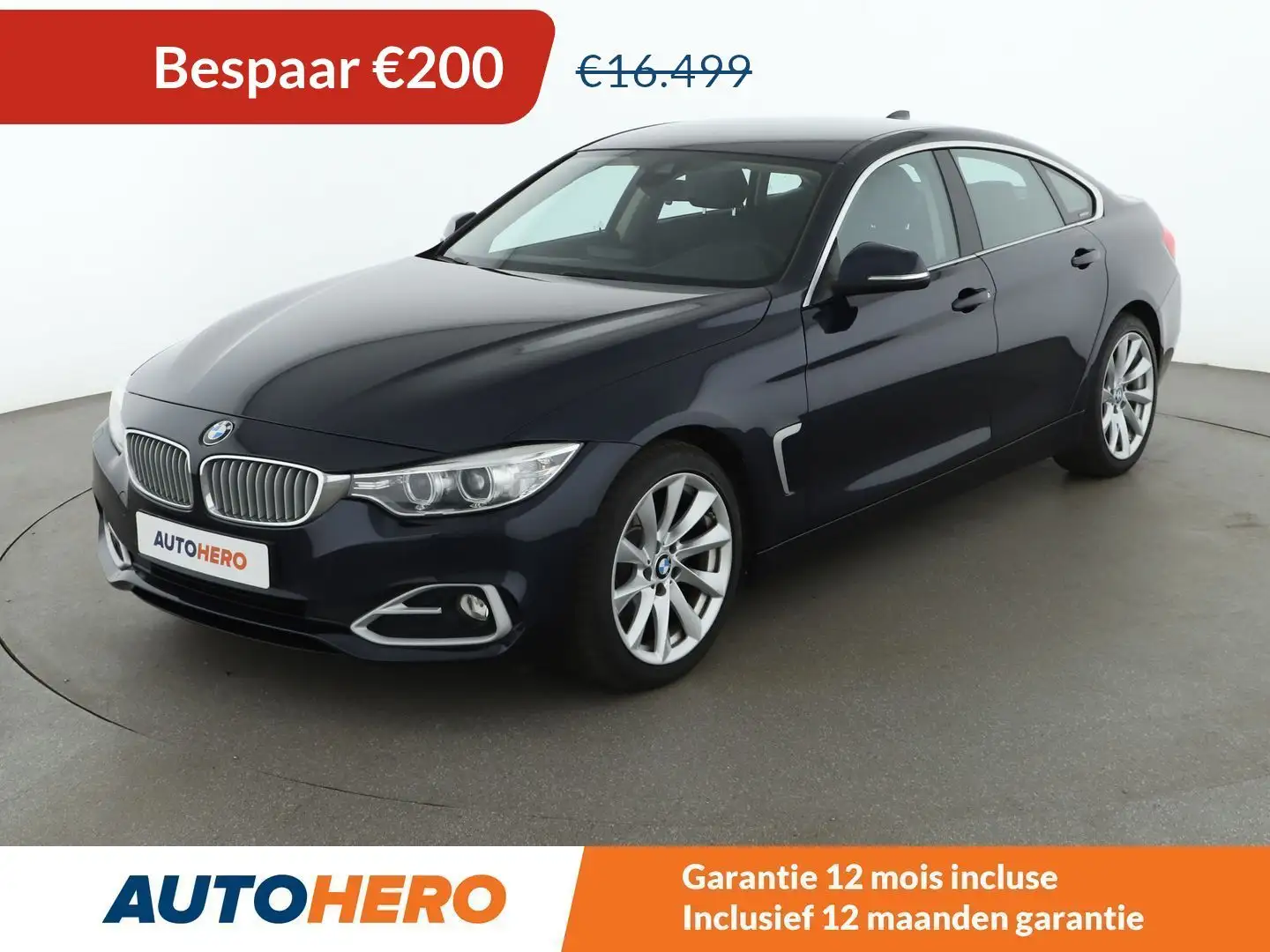 BMW 418 418d Gran Coupé Bleu - 1