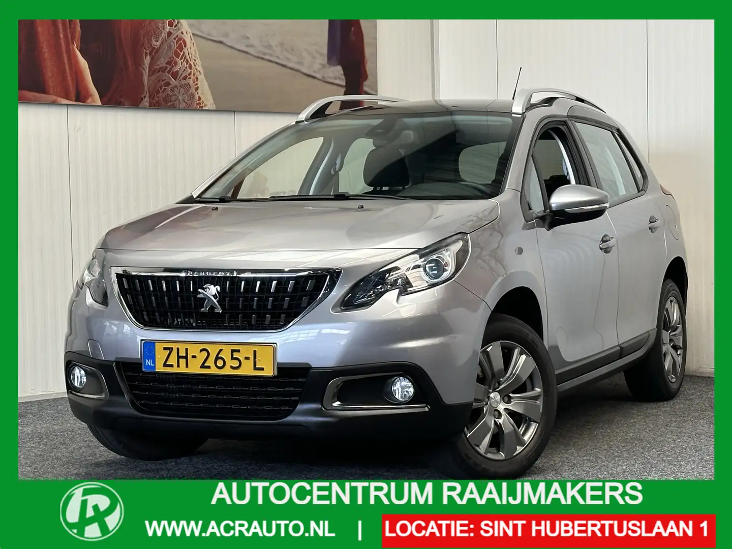 Peugeot 2008 1.2 PURE TECH BLUE LION PANORAMADAK NAVIGATIE AIRC Gris - 1