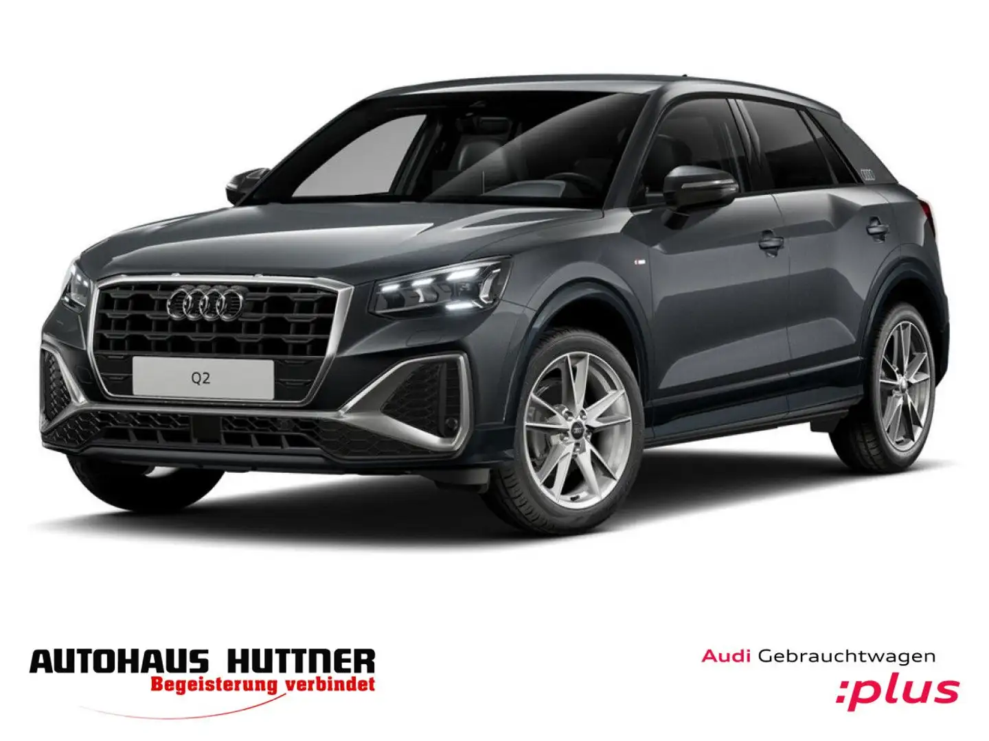 Audi Q2 35 TFSI S line S tronic AHK SH Matrix Temp. LED Grau - 1