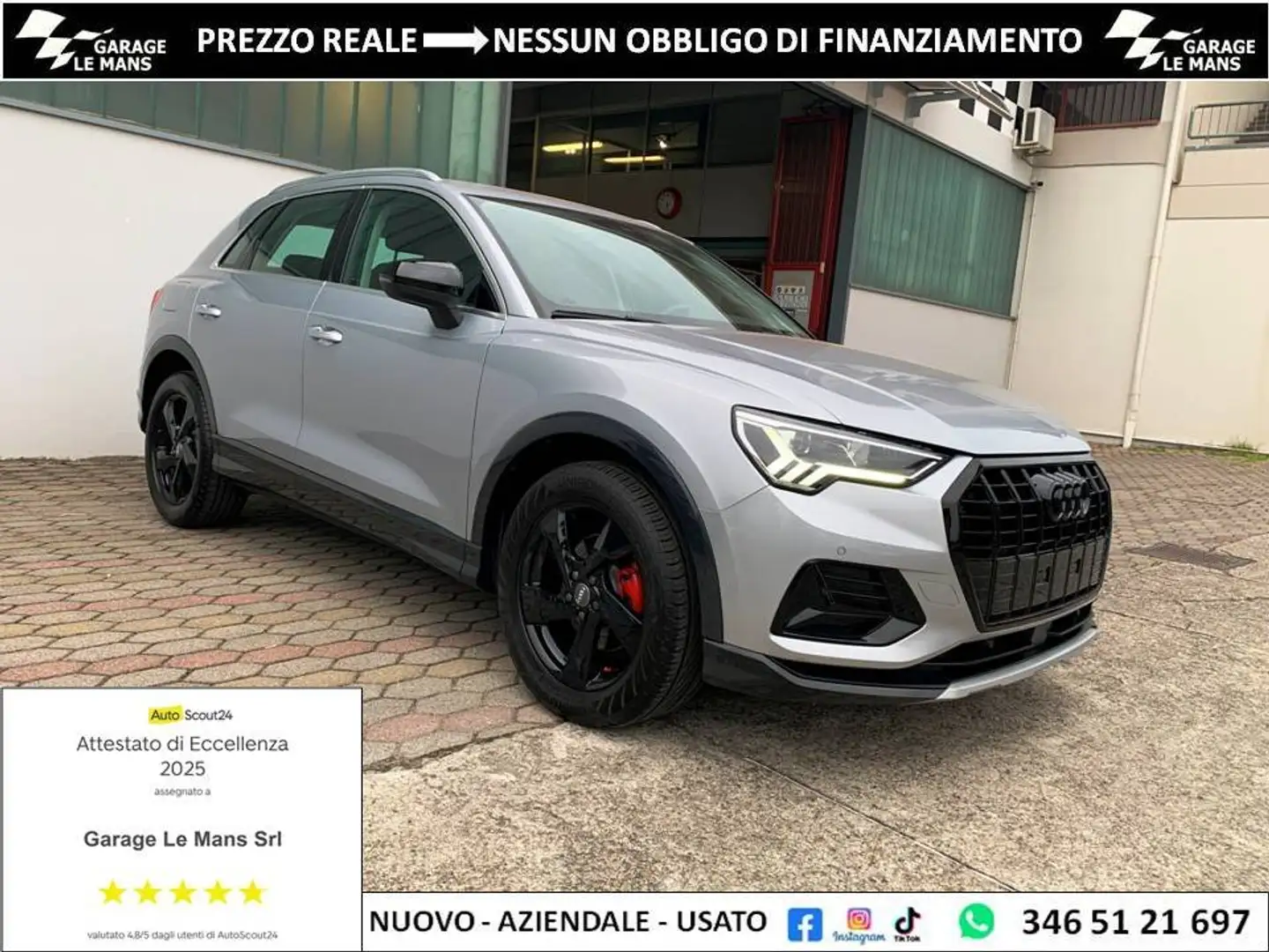 Audi Q3 35 1.5 TFSI ADVANCED S-TRONIC NAVI CRUISE LED Argento - 1