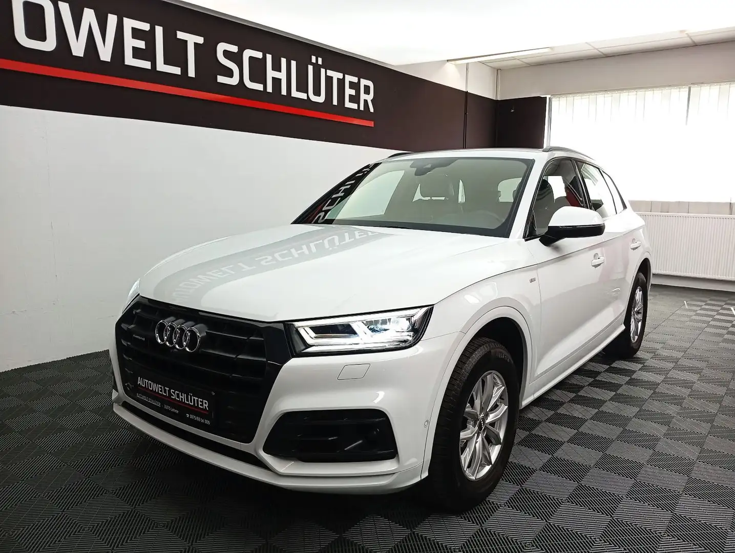 Audi Q5 40 TDI Sport quattro S-tronic S-Line*AHK*360° Blanc - 1