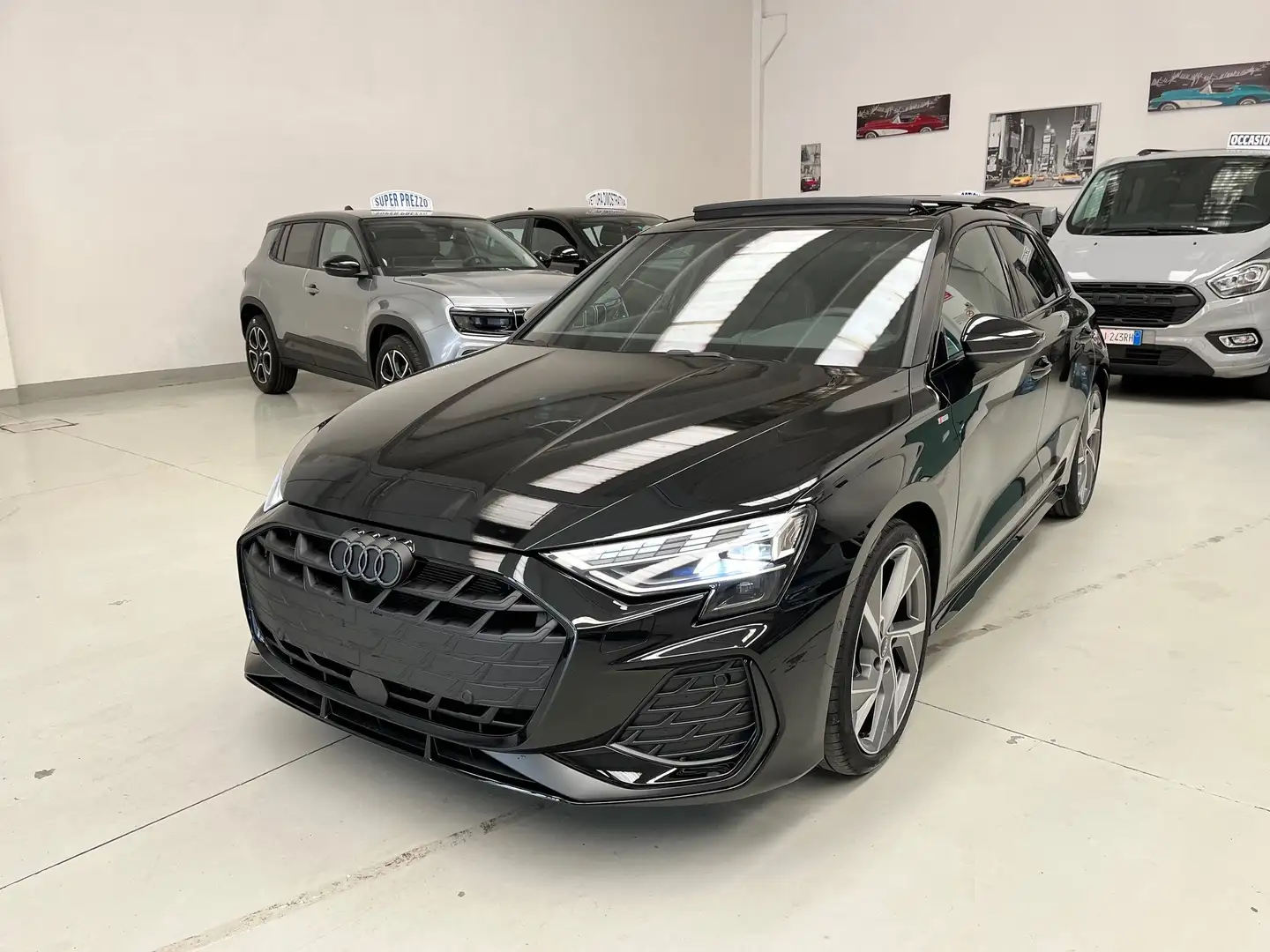 Audi A3 Sportback 35 2.0 tdi Identity Black s-tronic KM 0 Negro - 2