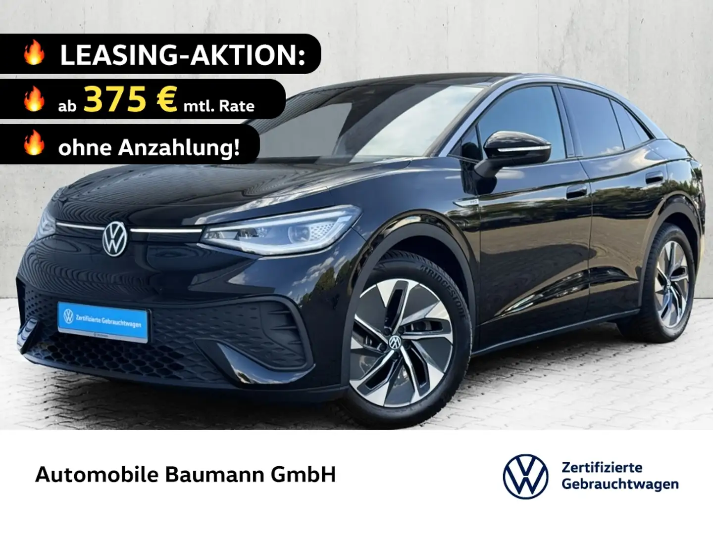 Volkswagen ID.5 Pro *AHK*MATRIX*WÄPU* Noir - 1