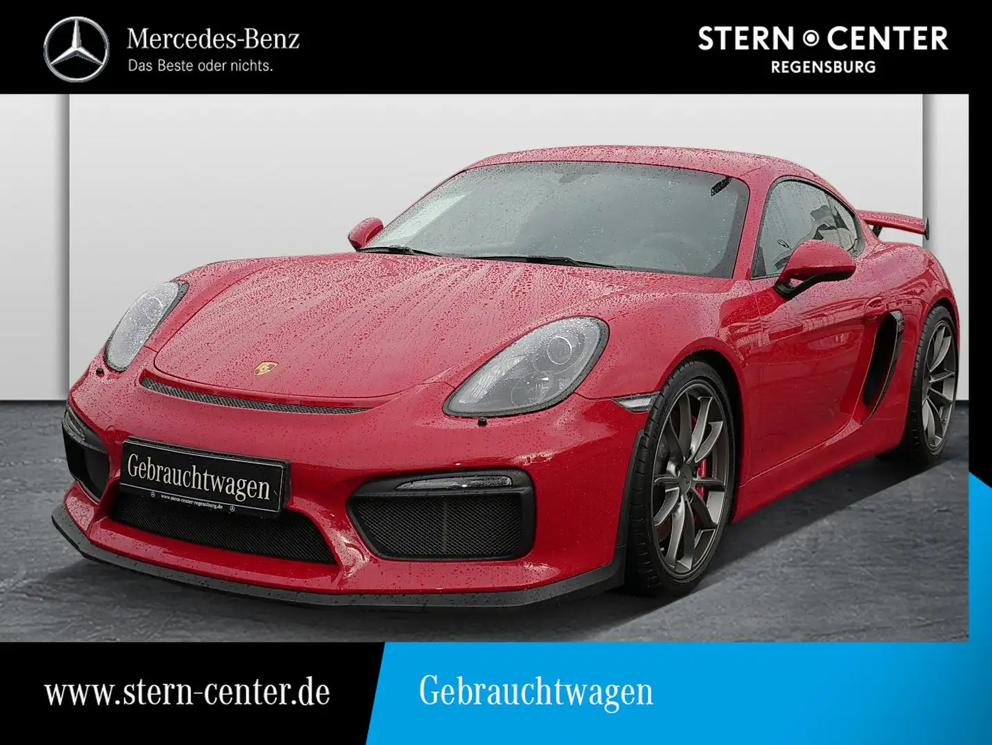 Porsche Cayman GT4+SHZ+XENON+2-ZONEN-KLIMA+Sound-Package Rouge - 1