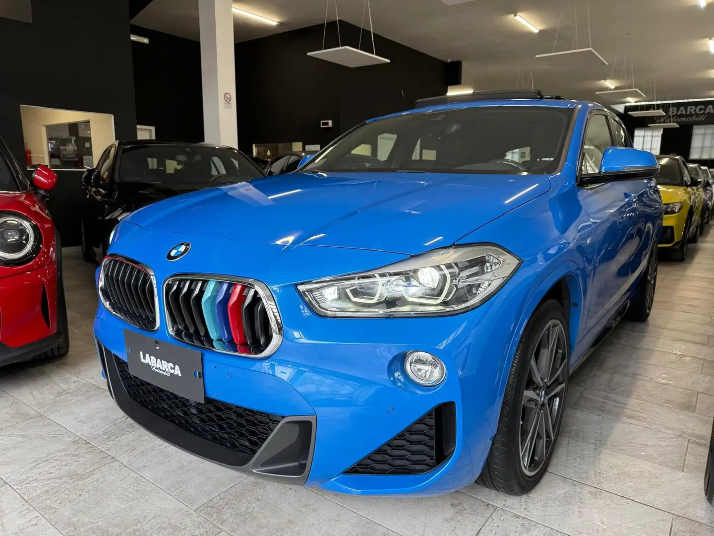 BMW X2 TETTO xdrive18d Msport Синій - 2
