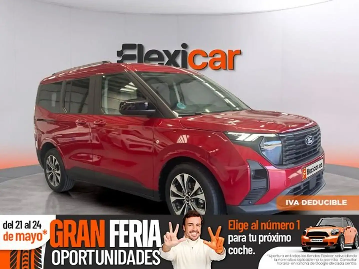 Ford Tourneo Courier 1.0 Ecoboost Active Rojo - 1