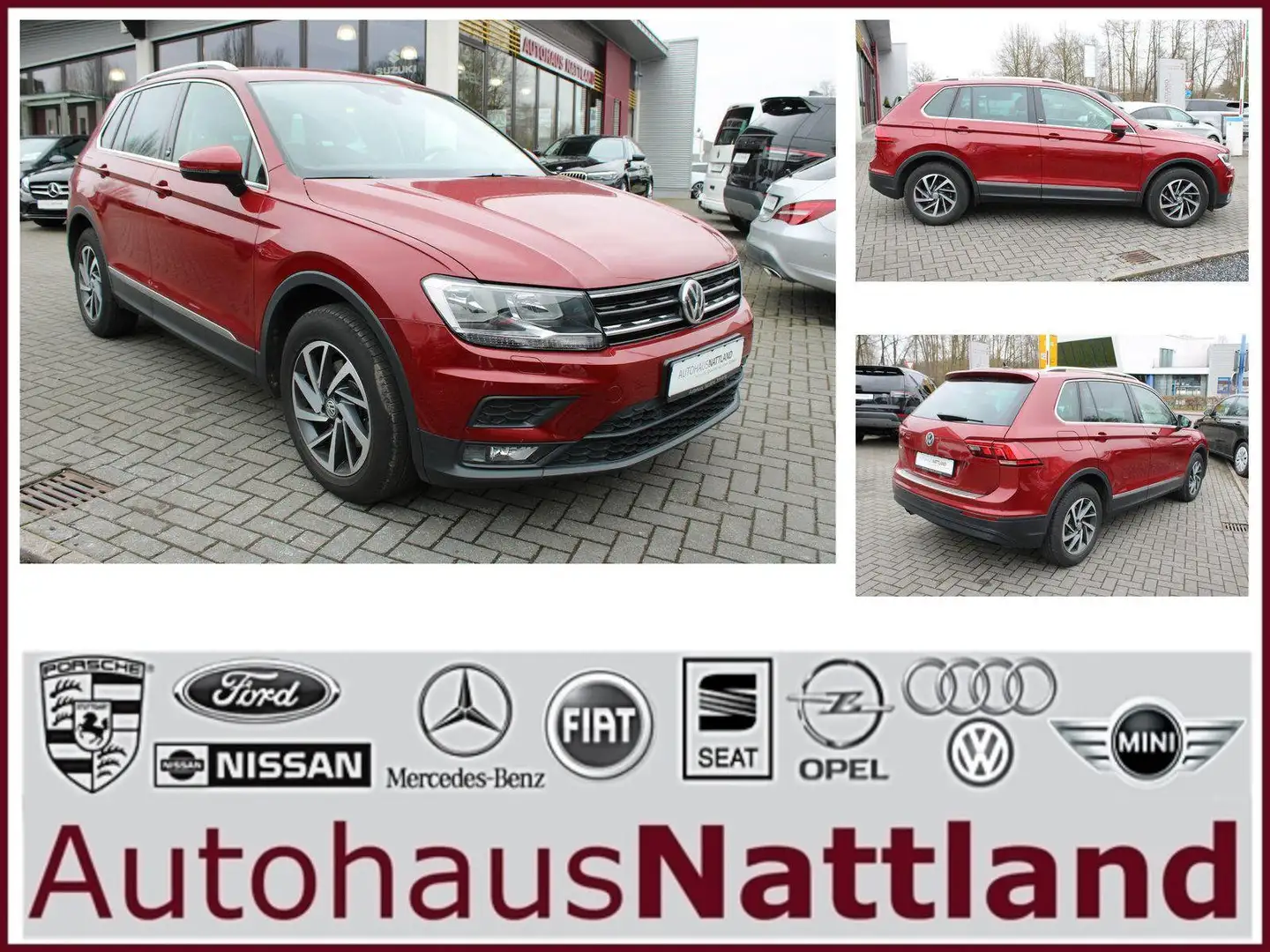 Volkswagen Tiguan Sound BMTStart-Stopp DSG ACC Navi 1.Hd. Rot - 1