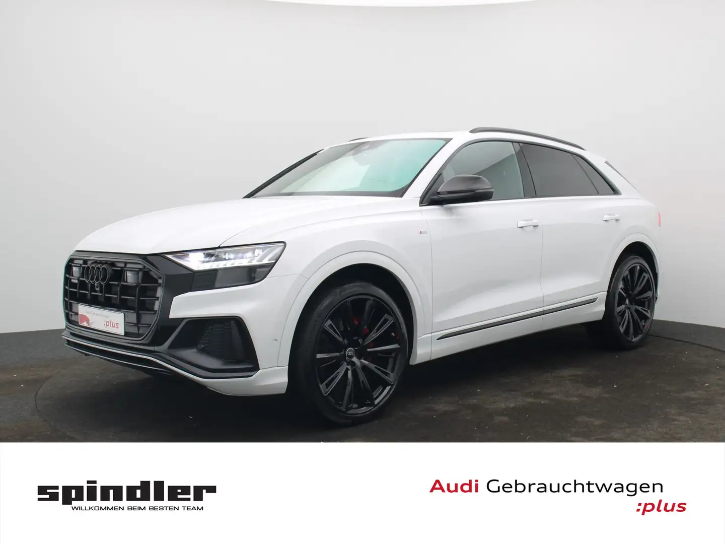 Audi Q8 competition+ 50 TDI quattro / Pano, AHK, B&O Weiß - 1