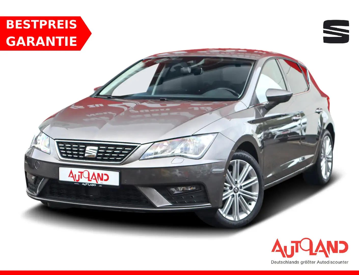 SEAT Leon 1.4 Xcellence Navi Sitzheizung FullLink PDC Gris - 1