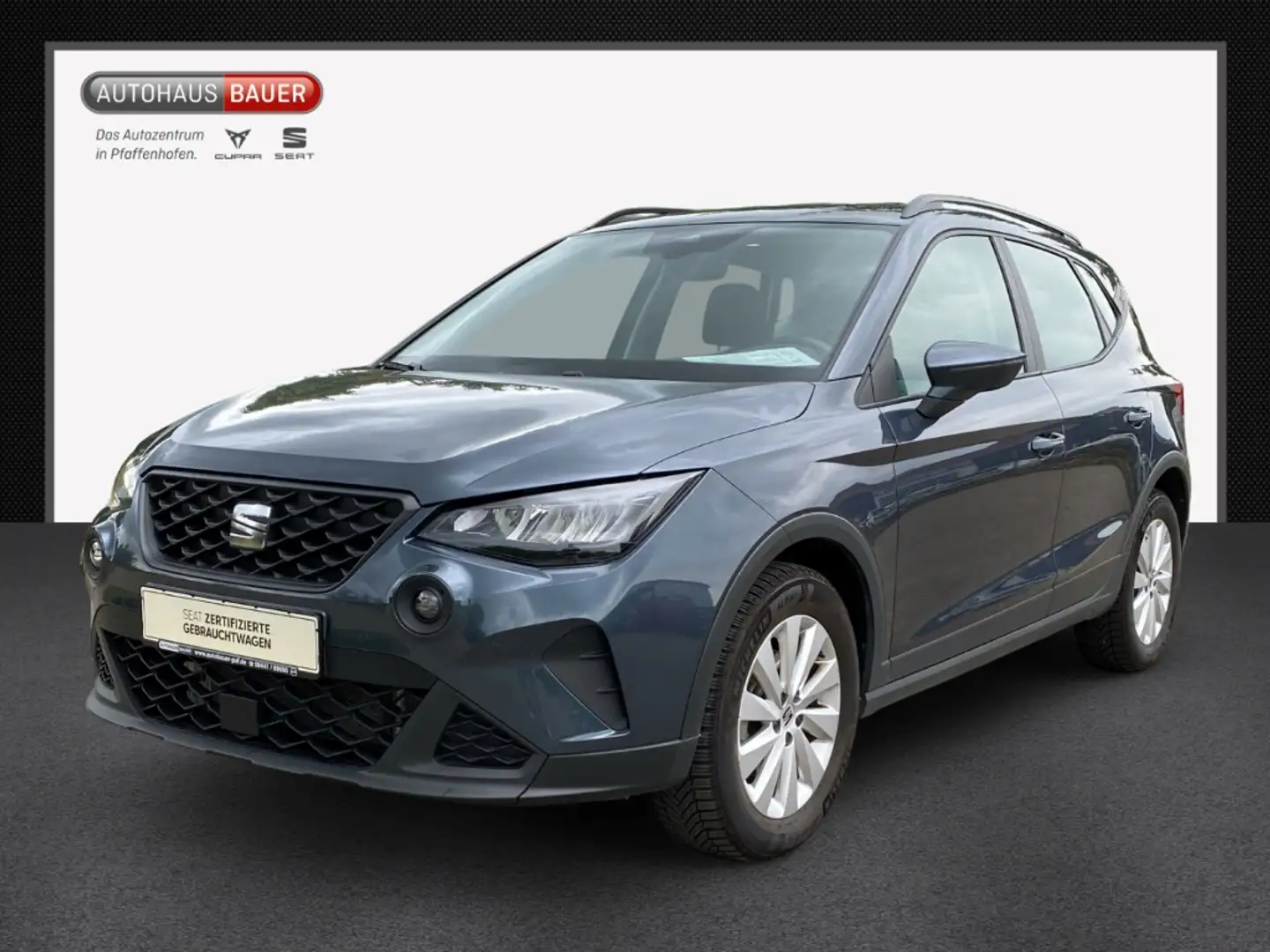 SEAT Arona 1.0TSI DSG AUTOM FULLLINK TEMPOMAT SITZHZ EINPARKH Grau - 1