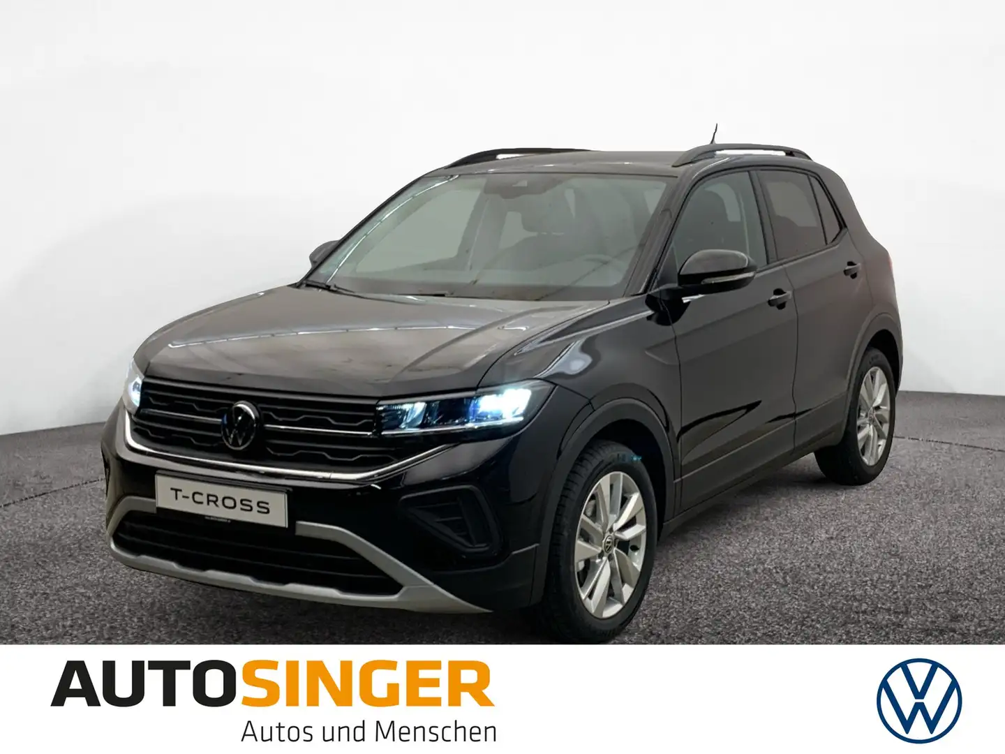 Volkswagen T-Cross Life 1.0 TSI DSG AHK*CAM*2-ZON*SHZ*LED Schwarz - 1