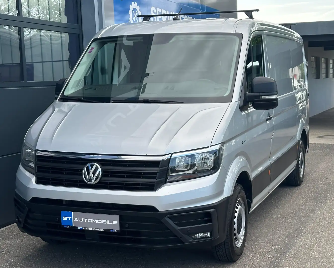 Volkswagen Crafter Kasten 35 mittellang FWD // NAVI // SITZHEIZUNG Grau - 1