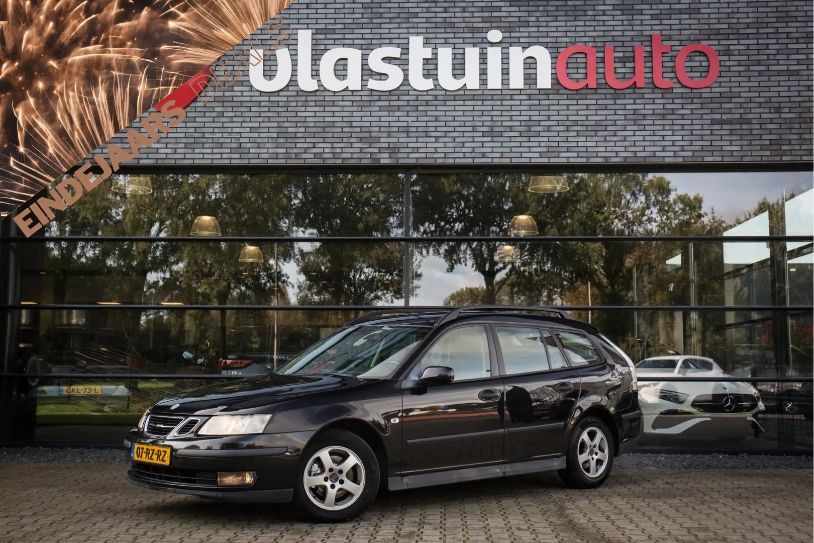 Saab 9-3 Sport Estate 1.8 Linear Business , Stoelverwarming Zwart - 1