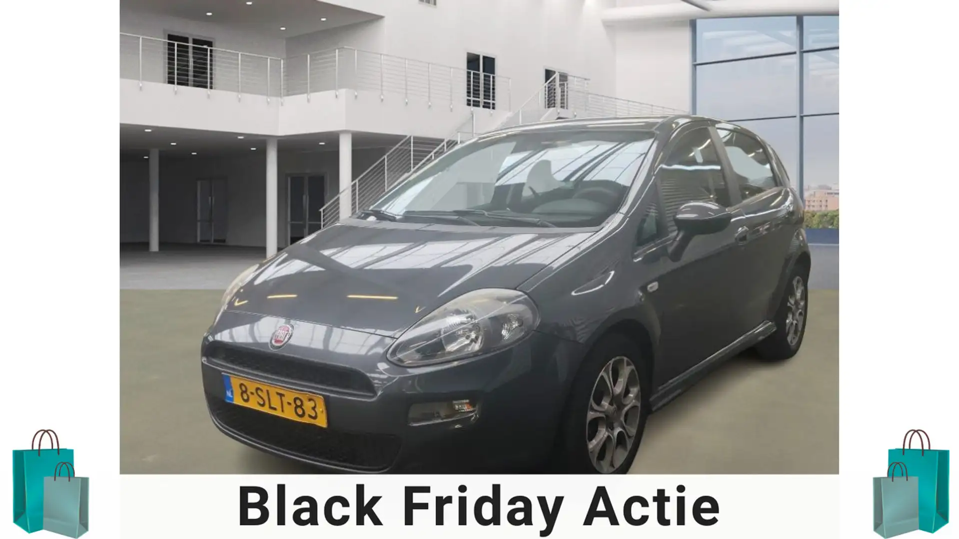 Fiat Punto Evo 0.9 TwinAir Edizione Cool/LAAG KM/ZUINIG Grau - 1