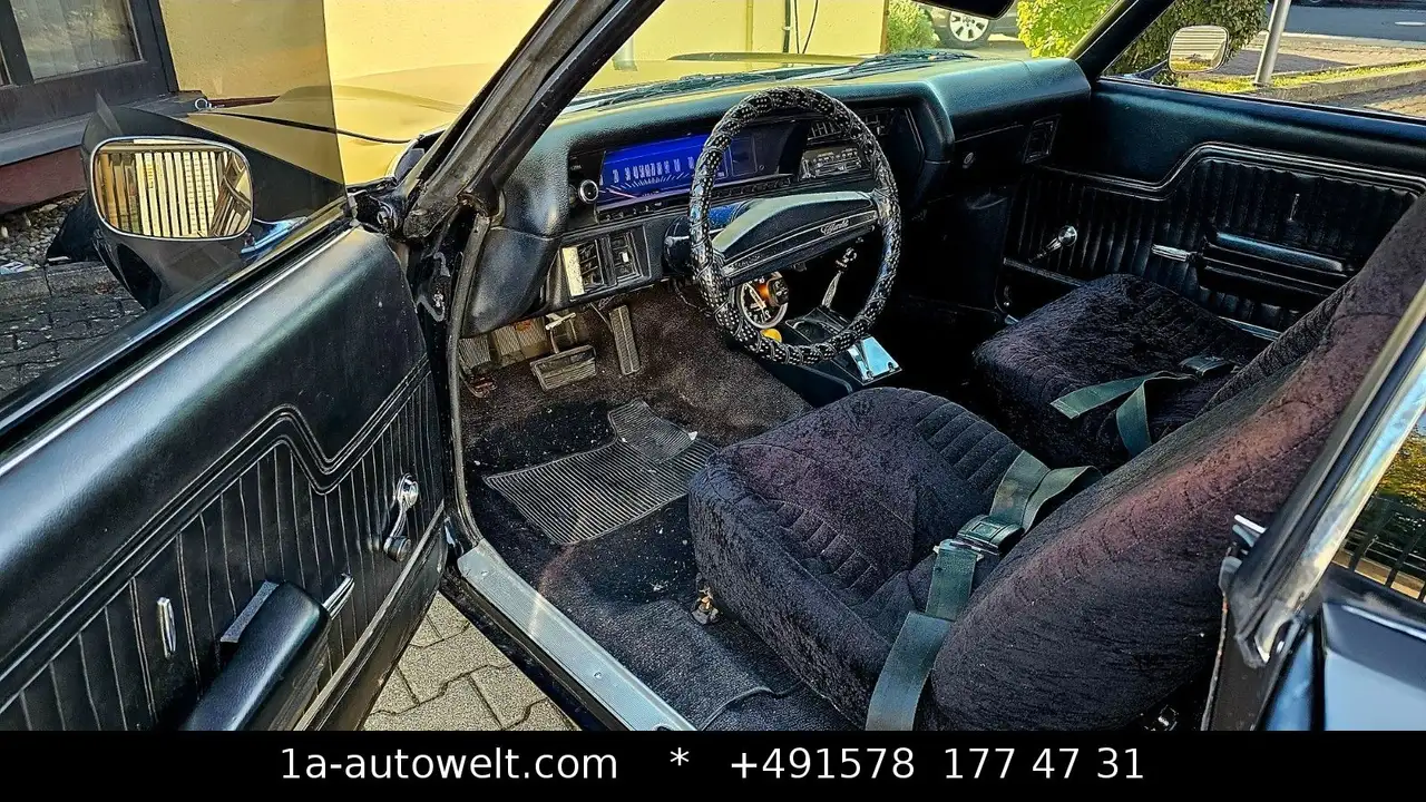 Chevrolet Chevelle SS Restauriert Schwarz Matt Metall, foto 8