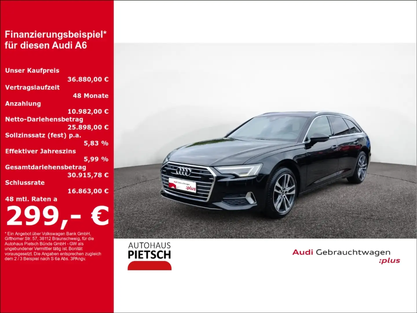 Audi A6 Avant 40 TDI sport Matrix-LED NAVI VC PDC Noir - 1
